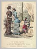 Bezpłatne pobieranie The Latest Fashions Expressly Designed and Prepared for the Millliner, Dressmaker and Draper and Illustrated Household Journal, z Le Moniteur de la Mode darmowe zdjęcie lub zdjęcie do edycji za pomocą internetowego edytora obrazów GIMP