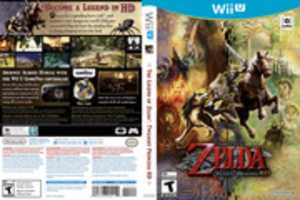 Free download The Legend of Zelda: Twilight Princess HD Wii U Box Art free photo or picture to be edited with GIMP online image editor