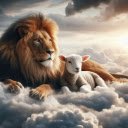 The lion and the lamb  screen for extension Chrome web store in OffiDocs Chromium