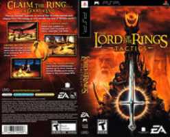 Free download The Lord of the Rings Tactics [ULUS-10038] PSP Box Art free photo or picture to be edited with GIMP online image editor
