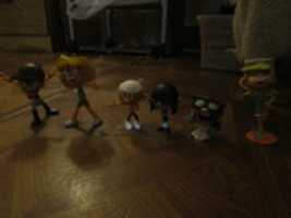 Free download The Loud House Figurines (6 of them) free photo or picture to be edited with GIMP online image editor