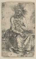 Free download The Man of Sorrows Seated free photo or picture to be edited with GIMP online image editor