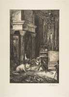 Free download The Monkey and the Cat, from the Fables of La Fontaine free photo or picture to be edited with GIMP online image editor