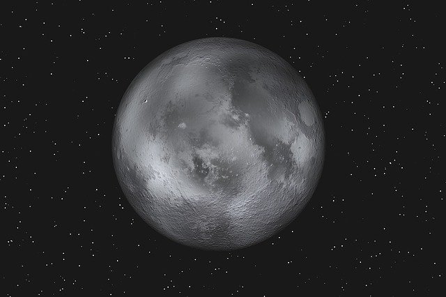 Descarga gratuita The Moon Space Universe: ilustración gratuita para editar con el editor de imágenes en línea gratuito GIMP