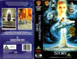 Free download The Never Ending Story UK VHS 1988 Cover free photo or picture to be edited with GIMP online image editor