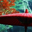 The Red Umbrella in Autumn  screen for extension Chrome web store in OffiDocs Chromium