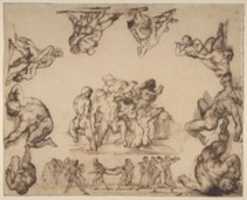 Free download The Rescue of a Drowned Man (recto); Study of a Horse (verso) free photo or picture to be edited with GIMP online image editor