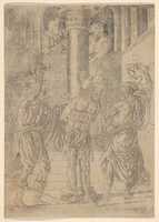 Free download The Scourging of Christ, from Life of the Virgin and Christ free photo or picture to be edited with GIMP online image editor