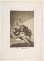 Free download The Shamefaced One (El Vergonzoso), from The Caprices (Los Caprichos), plate 54 free photo or picture to be edited with GIMP online image editor