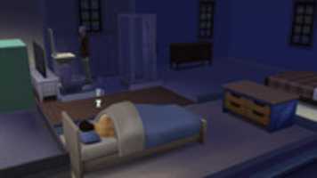 Free download The Sims 4 - Sleeping Sim Photographed free photo or picture to be edited with GIMP online image editor