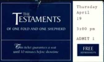Free download The Testaments Of One Fold And One Shepherd (a movie At The Joseph Smith Memorial Building(former Hotel Utah) Of The Church Of Jesus Christ Of Latter Day Saints In Salt Lake City) Ticket free photo or picture to be edited with GIMP online image editor