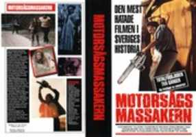 Free download The Texas Chainsaw Massacre (Tobe Hooper, 1974) Swedish VHS free photo or picture to be edited with GIMP online image editor