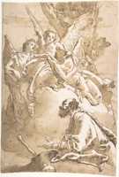 Free download The Three Angels Appearing to Abraham by the Oaks of Mamre free photo or picture to be edited with GIMP online image editor