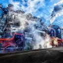 The trains head releases smoke  screen for extension Chrome web store in OffiDocs Chromium