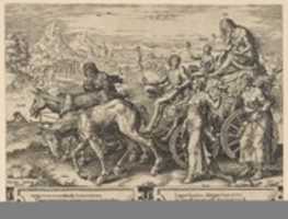 Free download The Triumph of Want, from The Cycle of the Vicissitudes of Human Affairs, plate 6 free photo or picture to be edited with GIMP online image editor