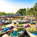 The Vibrant Beauty of Mekong Delta Floating Markets  screen for extension Chrome web store in OffiDocs Chromium