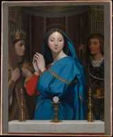 Free download The Virgin Adoring the Host free photo or picture to be edited with GIMP online image editor