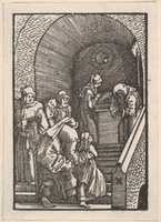 Free download The Virgin Entering the Temple, from The Fall and Salvation of Mankind Through the Life and Passion of Christ free photo or picture to be edited with GIMP online image editor