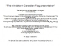 Baixe gratuitamente o modelo de apresentação da bandeira canadense soprado pelo vento no Microsoft Word, Excel ou Powerpoint gratuitamente para ser editado com o LibreOffice online ou OpenOffice Desktop online