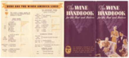 Free download The Wine Handbook For The Host And Hostess, 1939  free photo or picture to be edited with GIMP online image editor