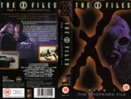 Free download The X Files File 1 The Unopened File UK VHS 1996 free photo or picture to be edited with GIMP online image editor