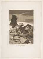 Free download They Spruce Themselves Up (Se repulen), from The Caprices (Los Caprichos), plate 51 free photo or picture to be edited with GIMP online image editor