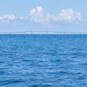 Thin bridge over the blue sea  screen for extension Chrome web store in OffiDocs Chromium