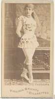 Free download Thodora, from the Actors and Actresses series (N45, Type 1) for Virginia Brights Cigarettes free photo or picture to be edited with GIMP online image editor