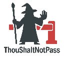 ThouShaltNotPass  screen for extension Chrome web store in OffiDocs Chromium