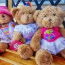 Three adorable bears  screen for extension Chrome web store in OffiDocs Chromium