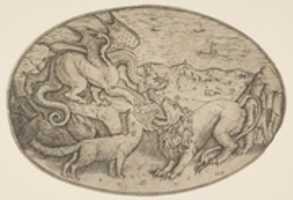 Free download Three Animals in an Oval free photo or picture to be edited with GIMP online image editor