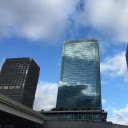 Three buildings  screen for extension Chrome web store in OffiDocs Chromium