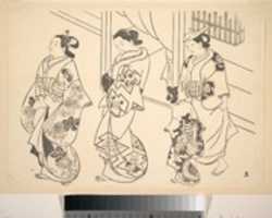 Tải xuống miễn phí Three Courtesans and a Kamuro Strolling in the Street Ảnh hoặc ảnh miễn phí được chỉnh sửa bằng trình chỉnh sửa ảnh trực tuyến GIMP