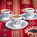 Three cups of coffee  screen for extension Chrome web store in OffiDocs Chromium