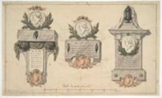 ดาวน์โหลดฟรี Three Designs for a Funerary Monument หรือ Epitaph ฟรีรูปภาพหรือรูปภาพที่จะแก้ไขด้วยโปรแกรมแก้ไขรูปภาพออนไลน์ GIMP