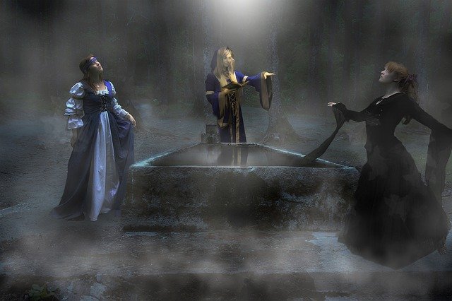Bezpłatne pobieranie ilustracji Three Fairy Dance do edycji za pomocą internetowego edytora obrazów GIMP