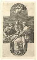 Free download Three Muses and a Gesturing Putto free photo or picture to be edited with GIMP online image editor