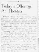 Free download Three X Sisters radio listing Rochester 1935 free photo or picture to be edited with GIMP online image editor