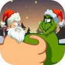 Thumb Fighter Christmas Game Battle with uniquely dressed up digits!  screen for extension Chrome web store in OffiDocs Chromium