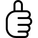 Thumbs Way Up  screen for extension Chrome web store in OffiDocs Chromium