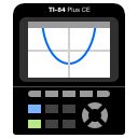 TI 84 Plus CE App for Chrome OS  screen for extension Chrome web store in OffiDocs Chromium