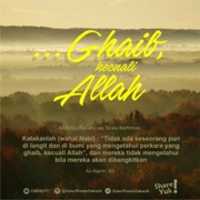 Free download Tida Ada Yang Mengetahui Perkara Ghaib Kecuali Allah free photo or picture to be edited with GIMP online image editor