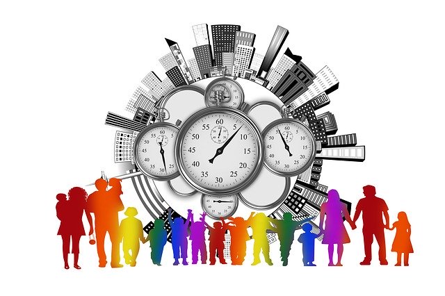 איור חינמי להורדה בחינם של Time Management Family לעריכה עם עורך התמונות המקוון GIMP