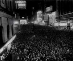 Free download Times Square New Years 1952 free photo or picture to be edited with GIMP online image editor