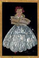 Free download Tin Foil Picture Of Crinoline Lady ( 1920s) free photo or picture to be edited with GIMP online image editor