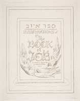 Free download Title Page, from Illustrations of the Book of Job free photo or picture to be edited with GIMP online image editor