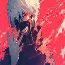 Tokyo Ghoul Ken Kaneki Half Kakuja Desktop Wallpaper  screen for extension Chrome web store in OffiDocs Chromium