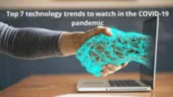 Free download Top 7 Technology Trends To Watch In The COVID 19 Pandemic free photo or picture to be edited with GIMP online image editor