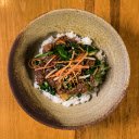 Top View of a Bulgogi Beef Bowl  screen for extension Chrome web store in OffiDocs Chromium