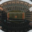 Top view of American soccer field  screen for extension Chrome web store in OffiDocs Chromium